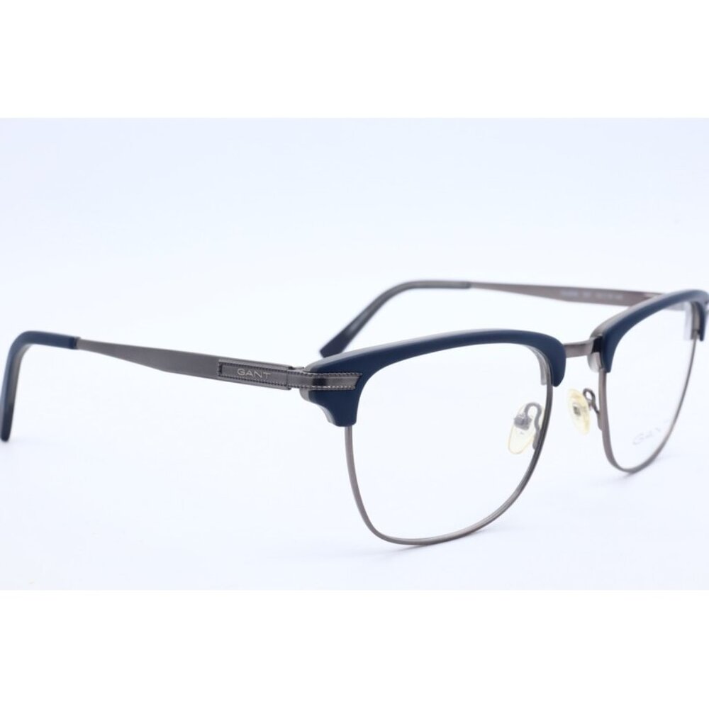 GANT GA 3090 091 Club Master Matte Navy Blue Eyeglasses Clear Lenses 53mm - Picture 2 of 5